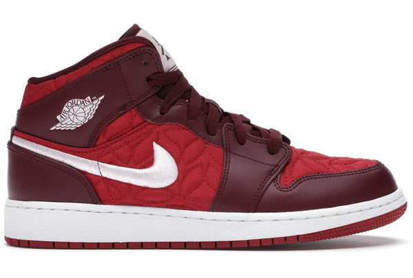 Air Jordan 1 Mid SE Red Quilt