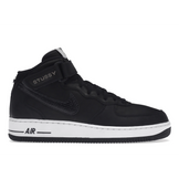 Air Force 1 Mid x Stussy Black White