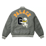 Palace x Gap Varsity Jacket Grey