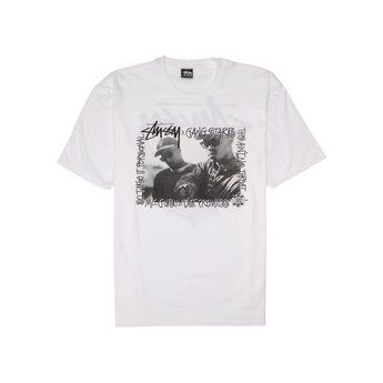 Stüssy Gang Starr Take It Personal Tee White