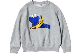 KAWS x Uniqlo Warhol Graphic 472951 Sweatshirt Gray