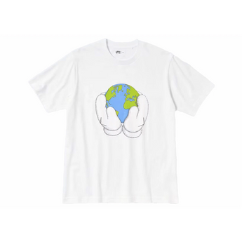 KAWS x Uniqlo Peace For All S/S Graphic T-shirt White