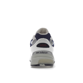 New Balance 992 White Navy