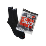 Supreme Hanes Socks Black