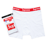 Supreme Hanes Boxer Briefs White