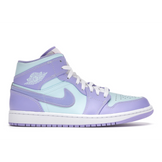 Air Jordan 1 Mid Purple Aqua