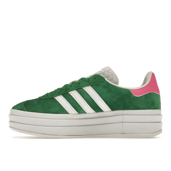 Adidas Gazelle Bold Green Lucid Pink