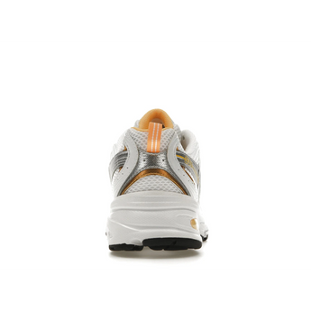 New Balance 530 White Vibrant Apricot Silver Metallic