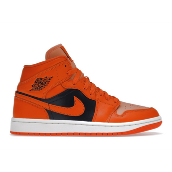 Air Jordan 1 Mid SE Rush Orange Crimson Bliss