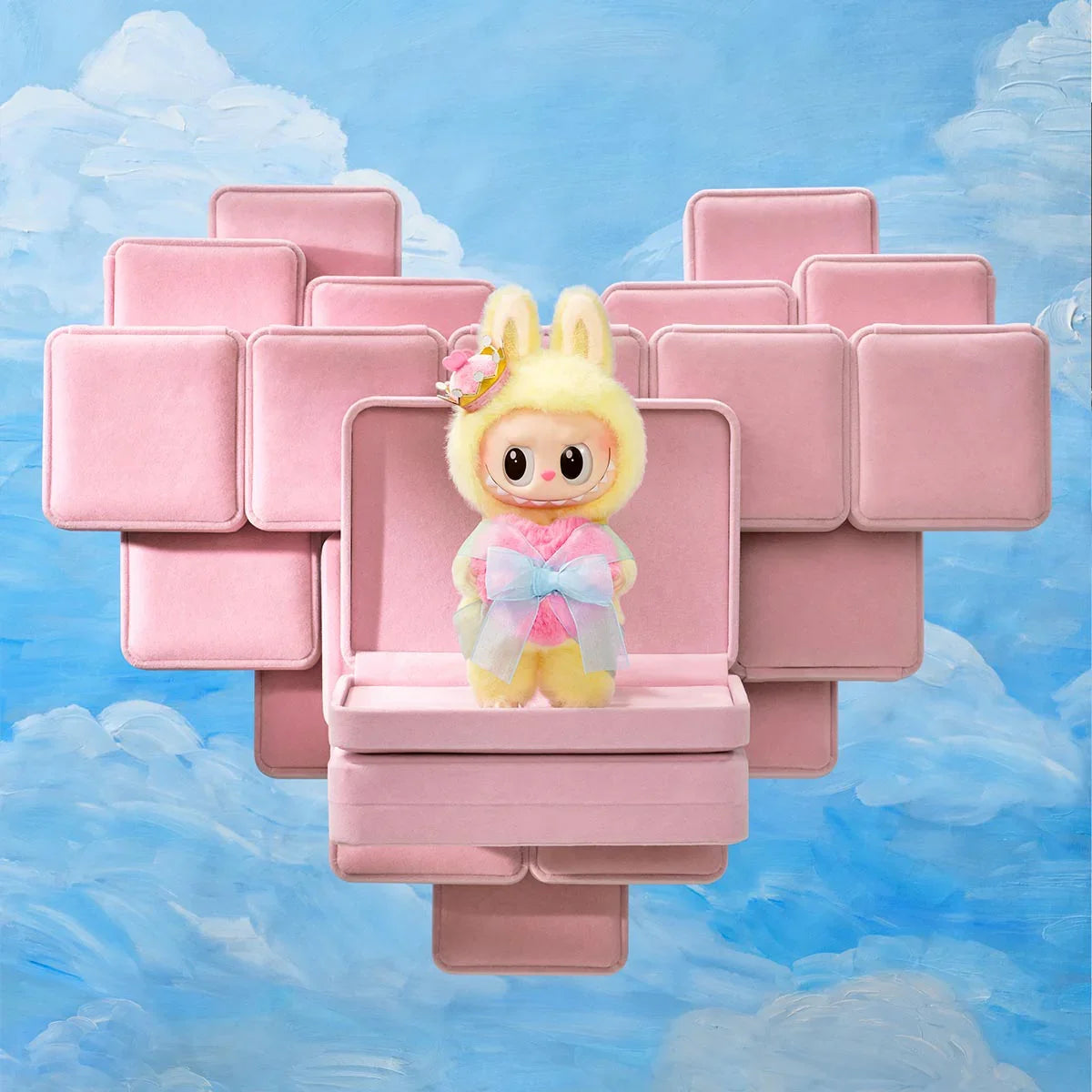 Pop Mart Labubu The Monsters Let's Checkmate Hanging Card - Sneakerzone