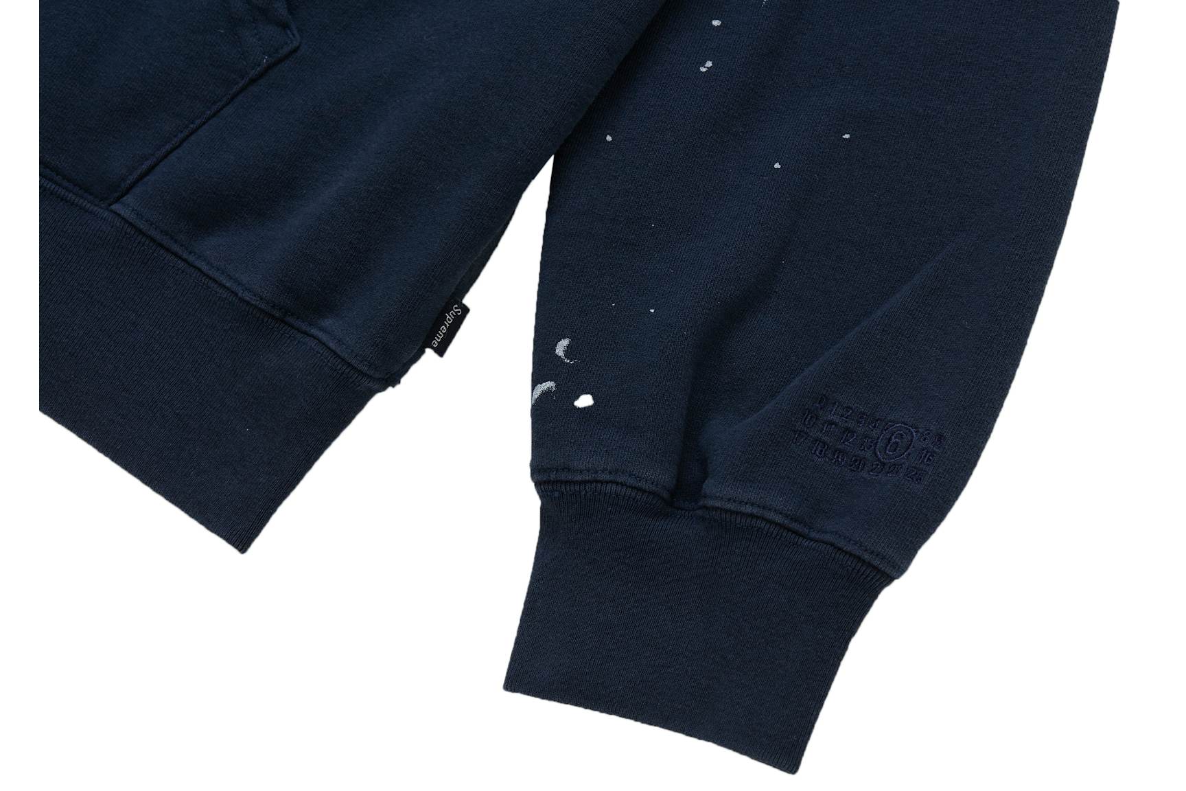 Supreme MM6 Maison Margiela Box Logo Zip Up Hooded Sweatshirt