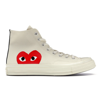 Converse Chuck Taylor All Star 70 Hi Comme des Garcons PLAY White