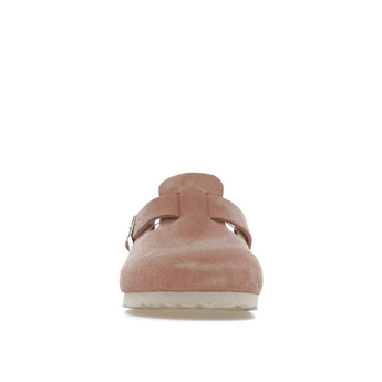 Birkenstock Boston Soft Footbed Suede Pink Clay