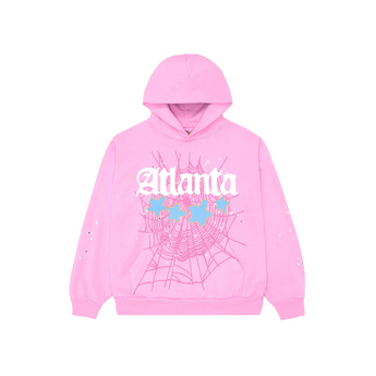 Sp5der Atlanta Hoodie Pink