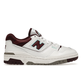 New Balance 550 Burgundy Cyan