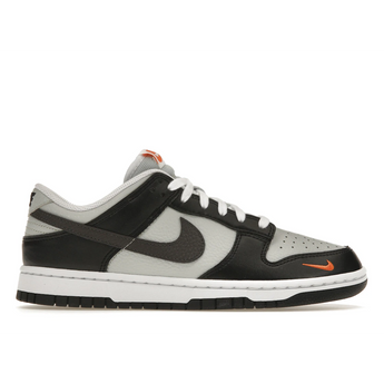 Nike Dunk Low Black Total Orange Mini Swoosh