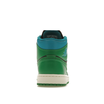 Air Jordan 1 Mid Lucky Green Aquatone