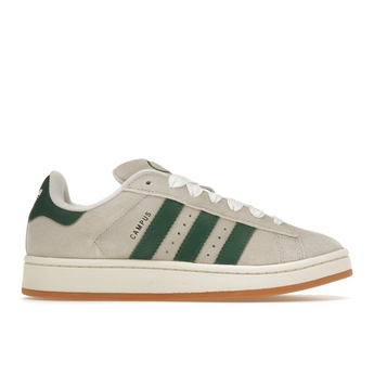 Adidas Campus 00s Crystal White Dark Green