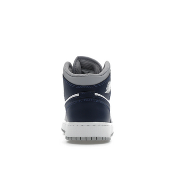 Air Jordan 1 Mid Wolf Grey Midnight Navy