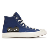 Converse Chuck Taylor All Star 70 Hi Comme des Garcons PLAY Blue Quartz