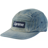 Supreme Washed Chino Twill Camp Cap Dirty Indigo