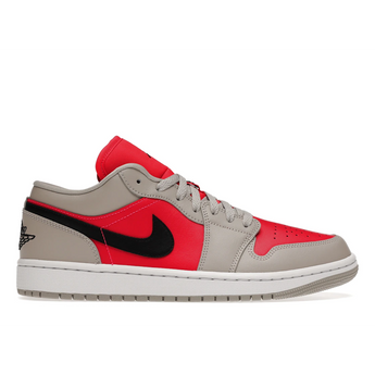 Air Jordan 1 Retro Low Light Iron Ore Siren Red