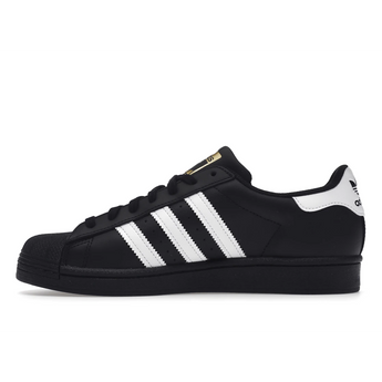 Adidas Superstar Core Black Cloud White Gold