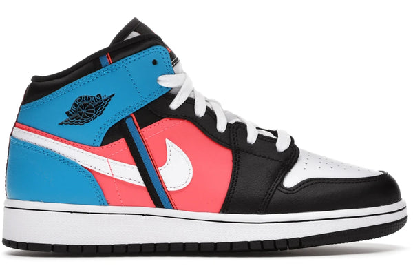 Air Jordan 1 Mid Tri Color Ribbons