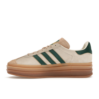 Adidas Gazelle Bold Magic Beige Collegiate Green