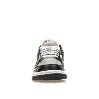 Nike Dunk Low Black Total Orange Mini Swoosh