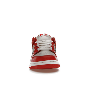 A Bathing Ape Bape SK8 Sta Red Grey