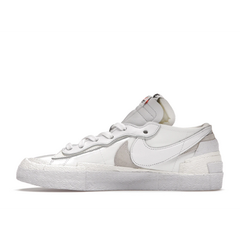 Blazer Low x Sacai White Patent Leather