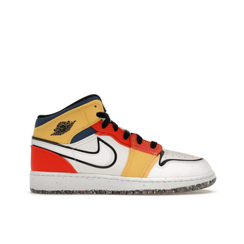 Air Jordan 1 Mid Multi-Color Canvas