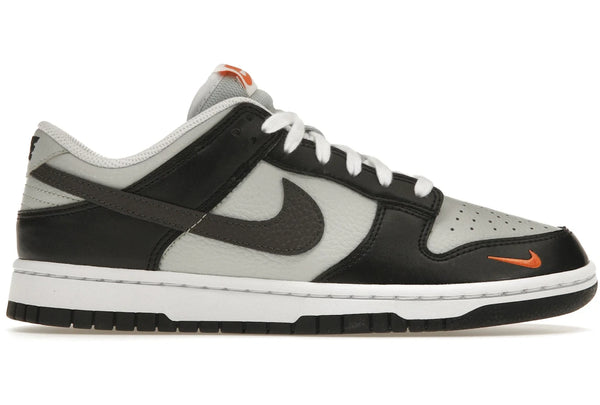 Nike Dunk Low Black Total Orange Mini Swoosh