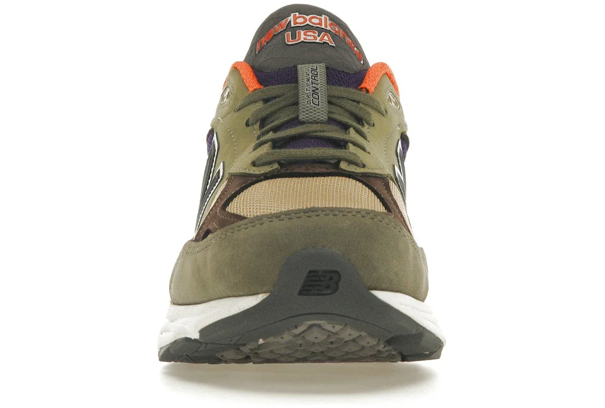 New Balance 990v3 MiUSA Teddy Santis Khaki Orange secondary image