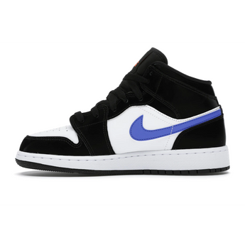 Air Jordan 1 Mid Black Racer Blue White