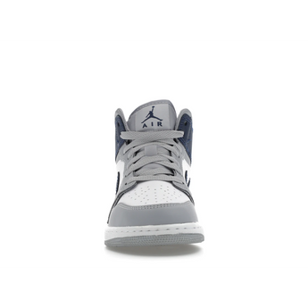 Air Jordan 1 Mid Wolf Grey Midnight Navy