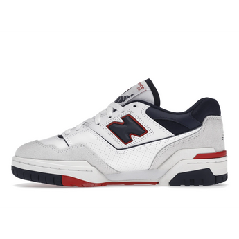 New Balance 550 Premium White Navy Red