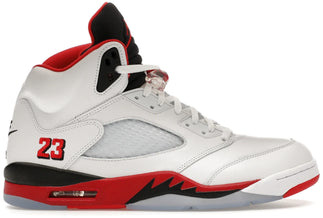 Air Jordan 5 Retro Fire Red Black Tongue
