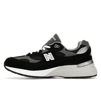 New Balance 992 Black Grey Suede