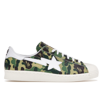 Adidas Superstar Bape ABC Camo Green