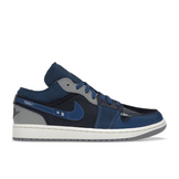 Air Jordan 1 Low SE Craft Obsidian French Blue Ashen Slate White