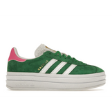 Adidas Gazelle Bold Green Lucid Pink