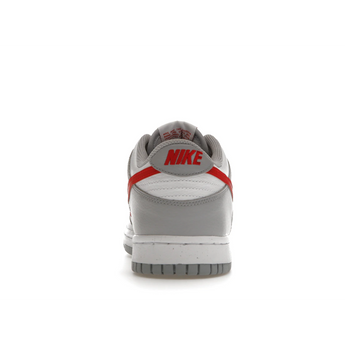 Nike Dunk Low White Wolf Grey University Red