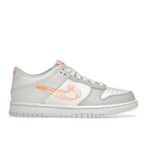 Nike Dunk Low SE 3D Swoosh Pure Platinum Total Orange