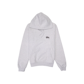 Stussy Basic Hoodie Ash Heather