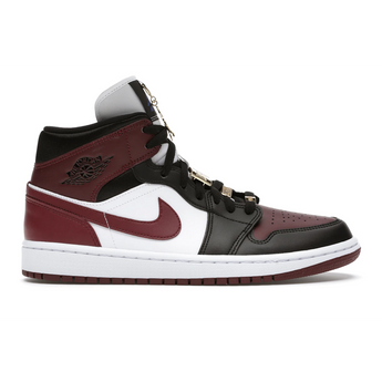 Air Jordan 1 Mid SE Black Dark Beetroot