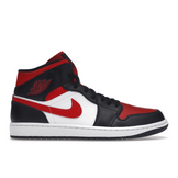 Air Jordan 1 Mid Black Fire Red