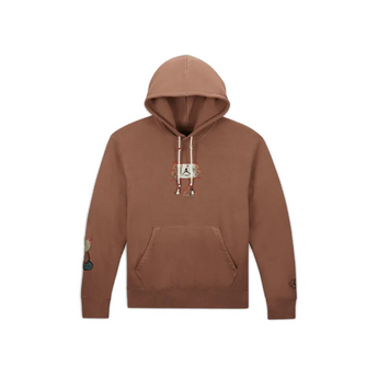 Travis Scott x Jordan Flight Graphic Hoodie Archaeo Brown