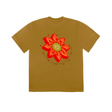 Travis Scott Cactus Jack Flower T-shirt Gold